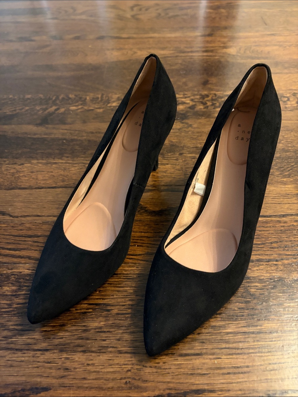a new day Black Pointed Toe Heels